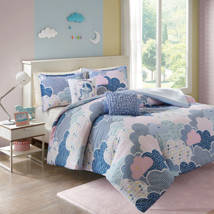 Cloud - Duvet Cover Cotton Set - Blue - Simple Home Plus