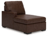 McDowlan - LAF Corner Chaise - Coffee - Simple Home Plus