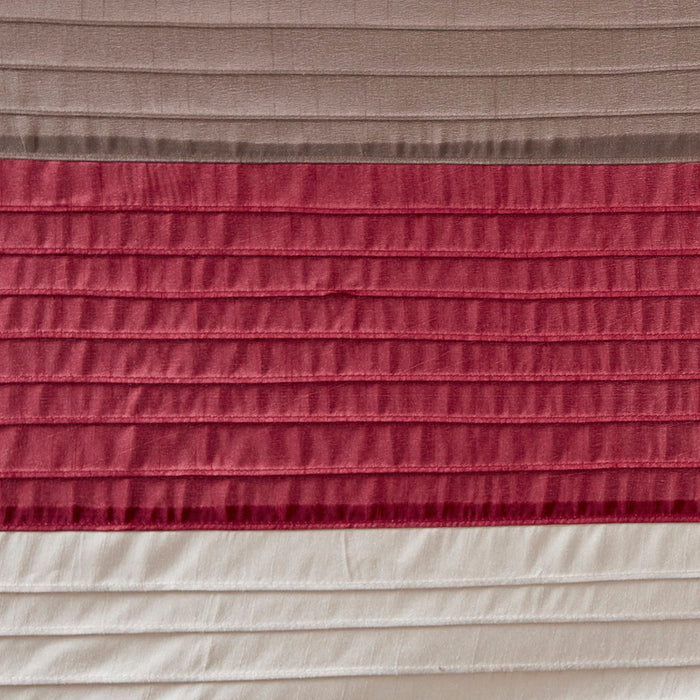 Amherst - Shower Curtain - Red - Simple Home Plus
