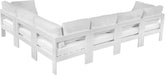Nizuc - Outdoor Patio 6 Piece Modular Sectional With White Frame - Simple Home Plus