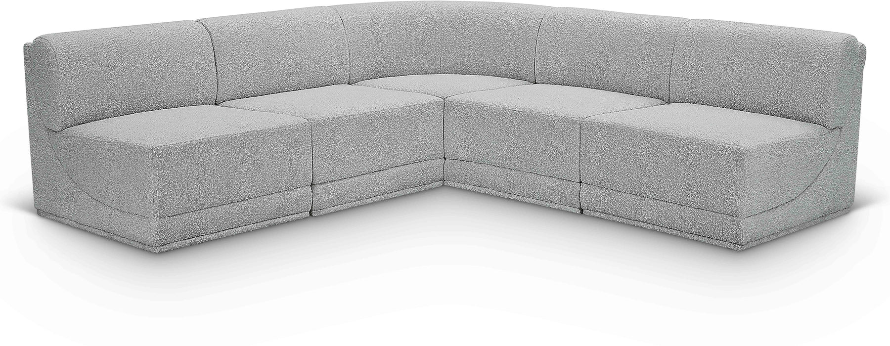 Ollie - 5 Piece Modular Sectional - Simple Home Plus