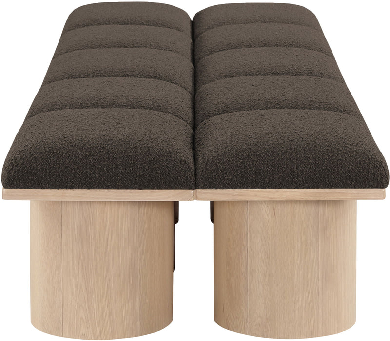 Pavilion - 10 Piece Modular Bench With Natural Base - Simple Home Plus