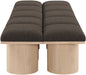 Pavilion - 10 Piece Modular Bench With Natural Base - Simple Home Plus
