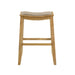 Iyani - Coastal Modern Wood Bar Height Kitchen Bar Stool - Simple Home Plus