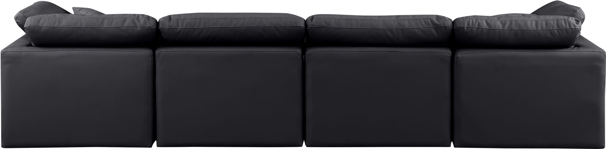 Indulge - Faux Leather 4 Seat Modular Sofa - Simple Home Plus