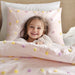 Callie - 5 Piece Full/Queen Pom Pom Comforter Set - Pink Multi - Simple Home Plus