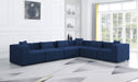Cube - Linen 6 Piece Modular Corner Sectional - Simple Home Plus