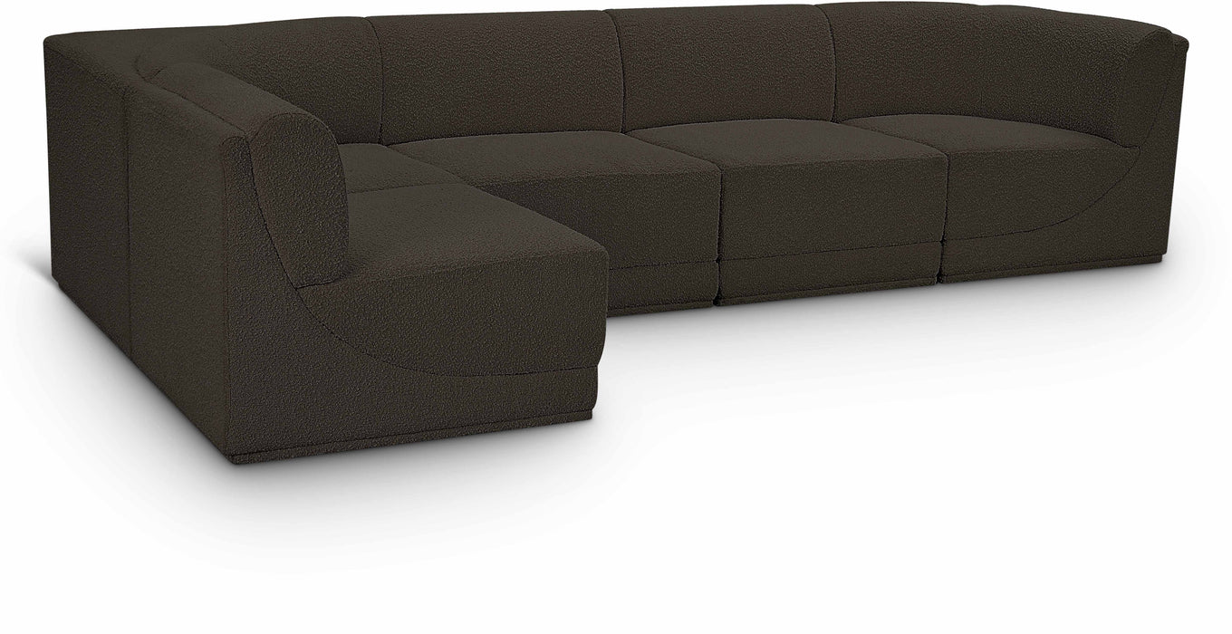 Ollie - 5 Piece Modular Sectional - Simple Home Plus