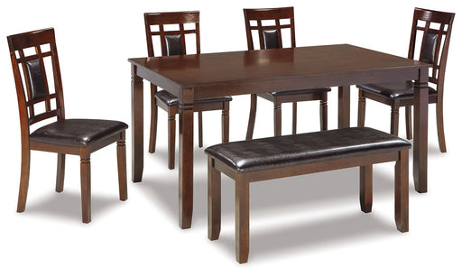 Bennox - Dining Room Table Set (Set of 6) - Brown - Simple Home Plus