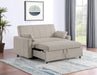 Portland - Boucle Upholstered Sleeper Sofa Bed - Simple Home Plus