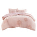 Gracie - Full/Queen Floral Reversible Duvet Cover Set - Pink - Simple Home Plus