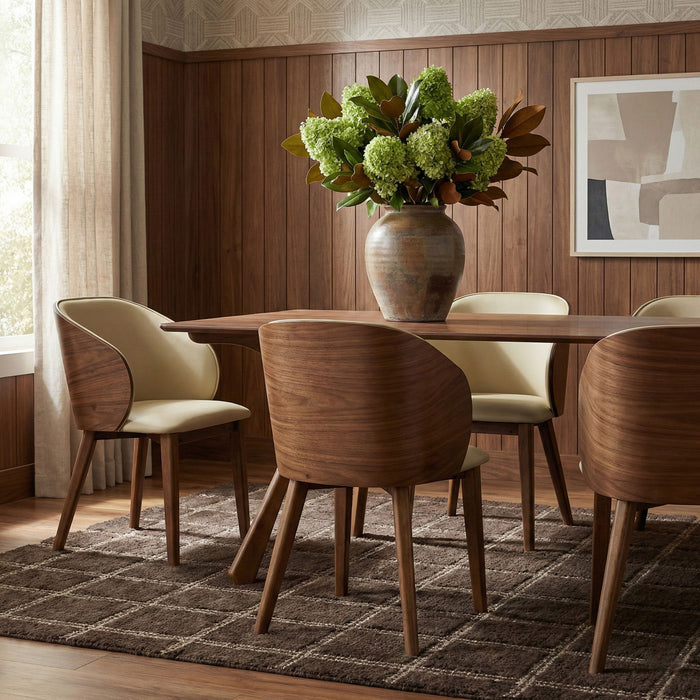 Glenwood - Vegan Leather Upholstered Dining Chair (Set of 2) - Simple Home Plus
