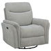 Adler - Upholstered Power Swivel Glider Recliner - Simple Home Plus