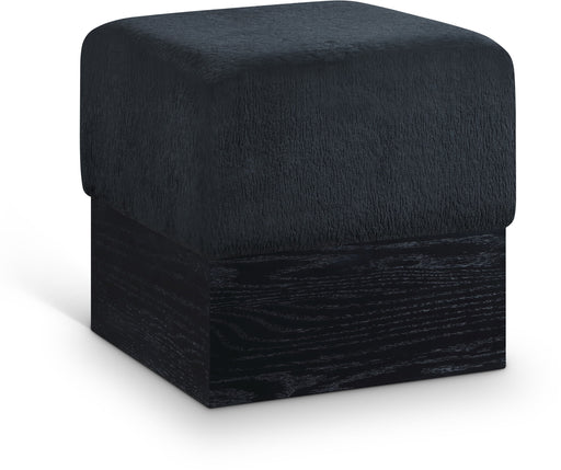 Havre - Ottoman / Stool With Black Base - Simple Home Plus