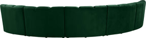 Infinity - 5 Piece Velvet Modular Sectional - Simple Home Plus