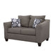 Salizar - Upholstered Flared Arm Loveseat - Simple Home Plus