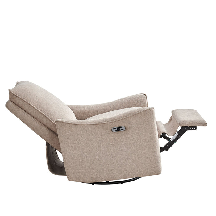 Cameron - Power Recliner 3-in-1 With Swivel, Glider, Charging Station - Beige