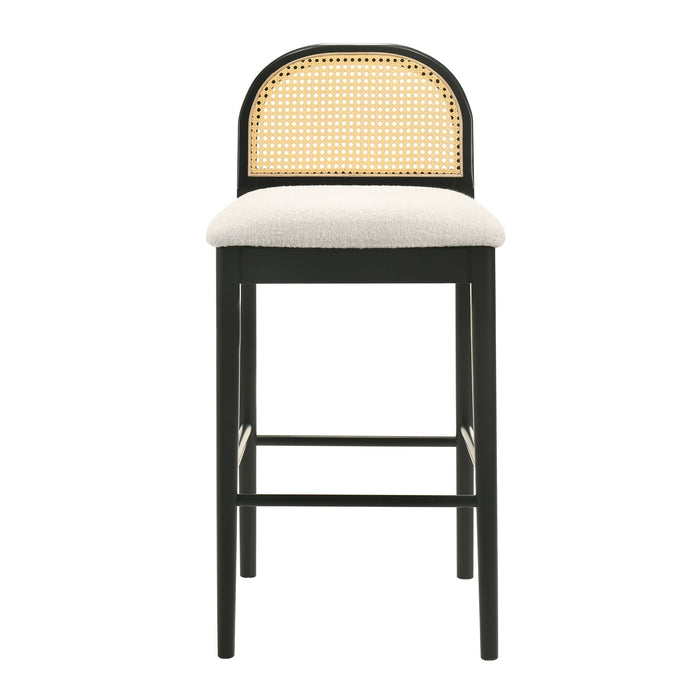 Lucio - Modern Farmhouse Wood Bar Height Kitchen Bar Stool - Simple Home Plus