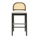 Lucio - Modern Farmhouse Wood Bar Height Kitchen Bar Stool - Simple Home Plus