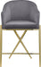 Xavier - Counter Stool with Gold Legs - Simple Home Plus