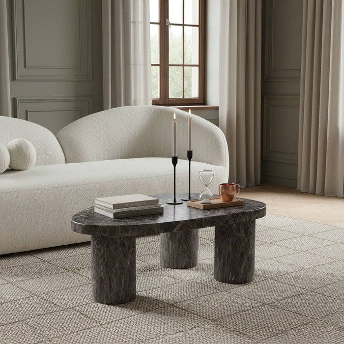Teramo - Concrete Indoor / Outdoor Coffee Table - Simple Home Plus