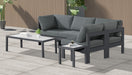 Nizuc - Outdoor Patio 4 Piece Modular Sectional With Gray Frame - Simple Home Plus