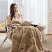 Vivienne - Throw - Tan - Simple Home Plus