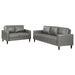 Ruth - Upholstered Track Arm Sofa Set - Simple Home Plus