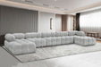 Ames - 7 Piece Fabric Modular U-Shaped Sectional - Simple Home Plus