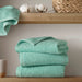 Diagonal Ribbed - 4 Piece Hand Towels Set - Turquoise - Simple Home Plus