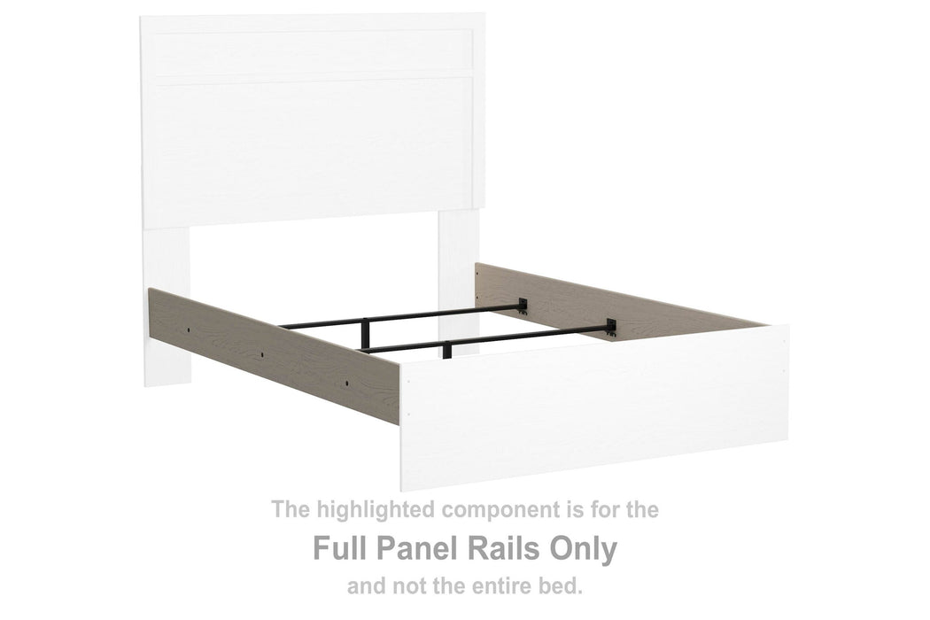 Stelsie - Full Panel Rails - White - Simple Home Plus