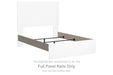 Stelsie - Full Panel Rails - White - Simple Home Plus