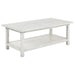 Payne - Wood Coffee Table with Shelf - Simple Home Plus