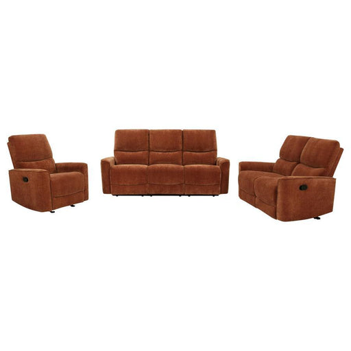 Navarro - Upholstered Reclining Sofa Set - Simple Home Plus