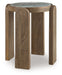 Gavrilley - Gray / White / Brown - Accent Table - Simple Home Plus