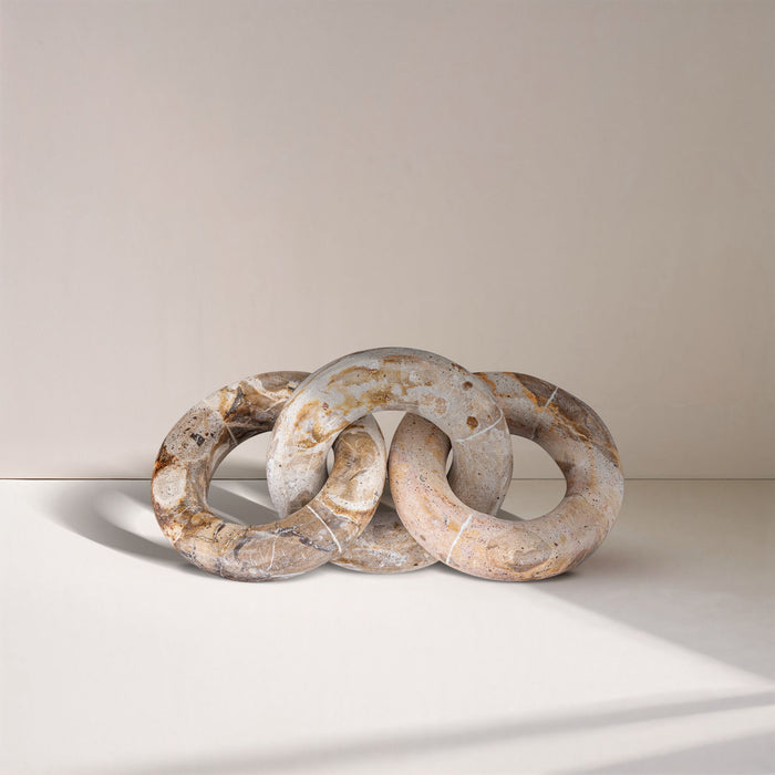 Rings - Marble Decorative Chain Links - Simple Home Plus