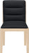Ellis - Vegan Leather Upholstered Dining Chair (Set of 2) - Natural Base - Simple Home Plus