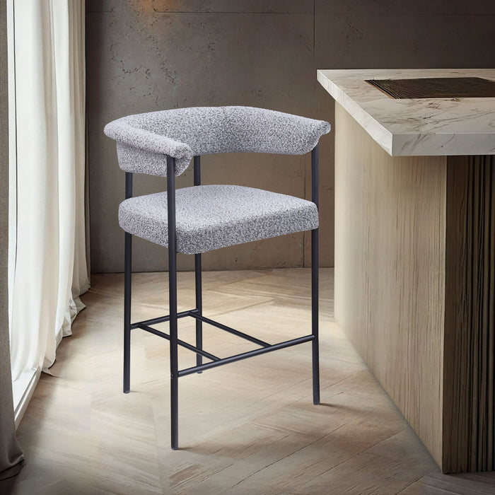 Malin - Boucle Counter Stool (Set of 2) - Simple Home Plus