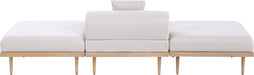 Laguna - 3 Piece Resilient Water Resistant Fabric Outdoor Patio Armless Modular Sofa - Simple Home Plus