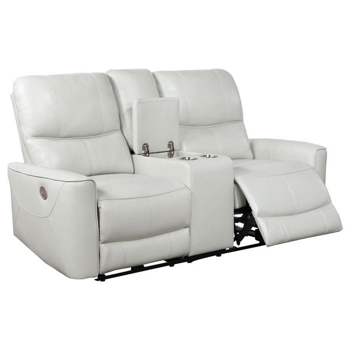 Greenfield - Upholstered Power Reclining Loveseat - Simple Home Plus