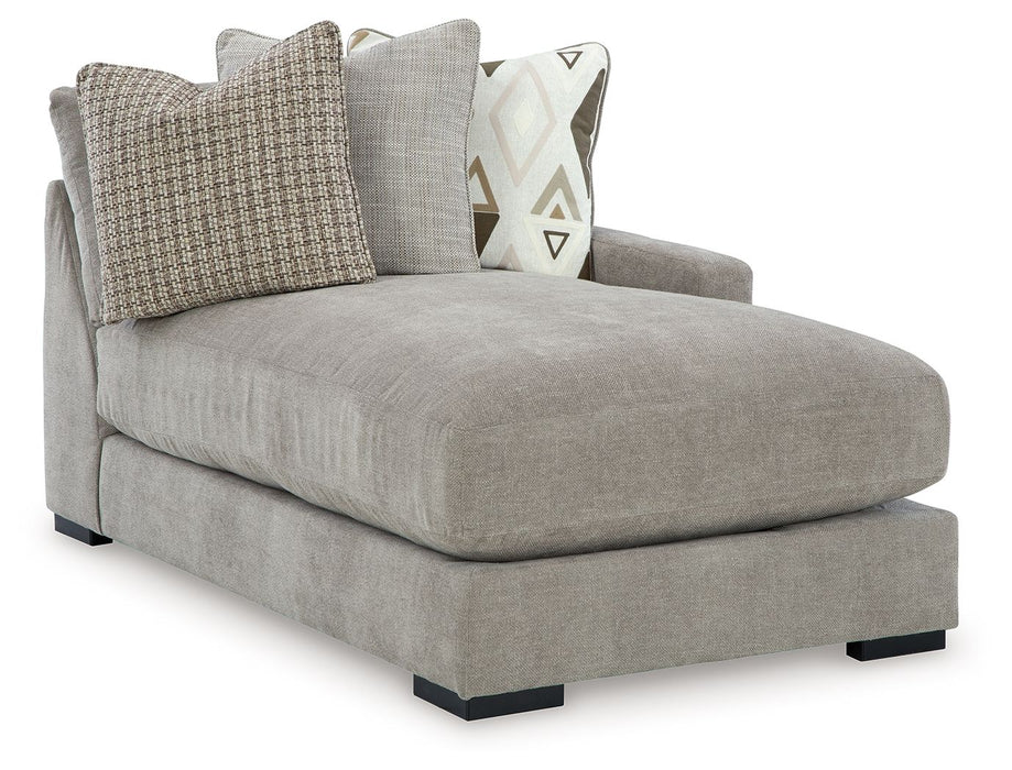 Aslan Court - Raf Corner Chaise - Pebble - Simple Home Plus