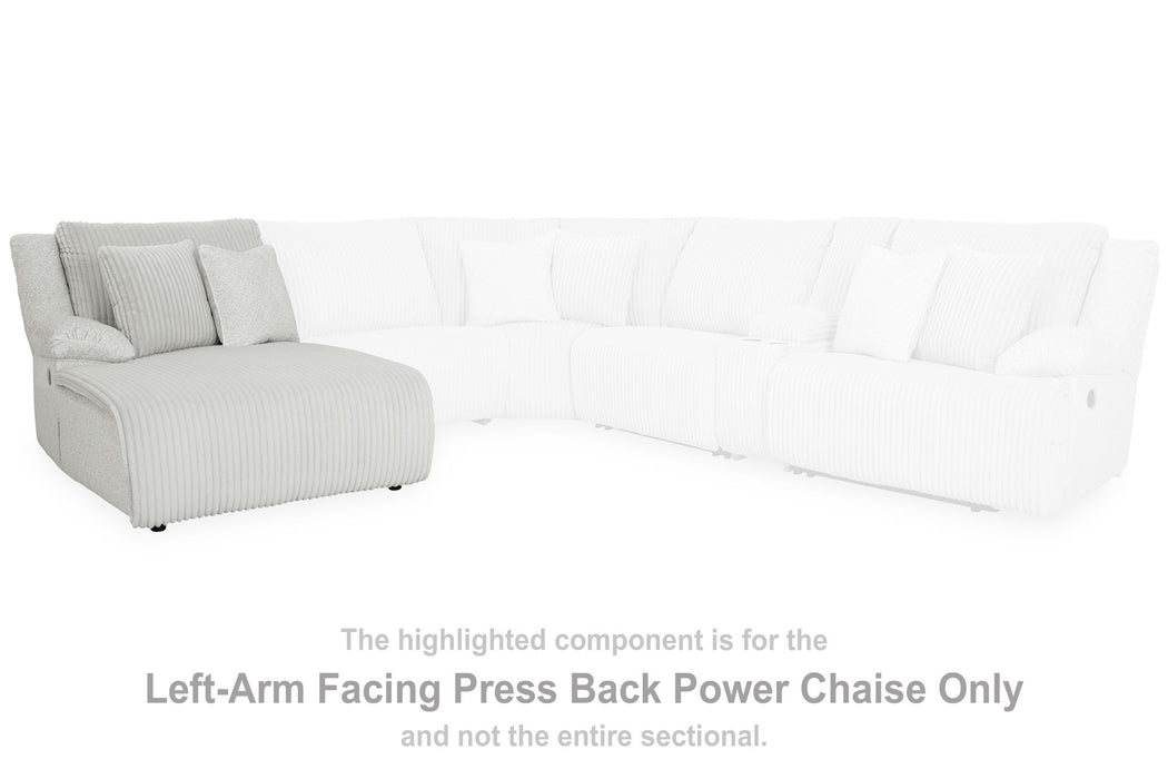 Top Tier - Laf Press Back Power Chaise - Alloy - Simple Home Plus