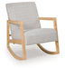 Wychworth - Gray / Natural - Accent Chair - Simple Home Plus