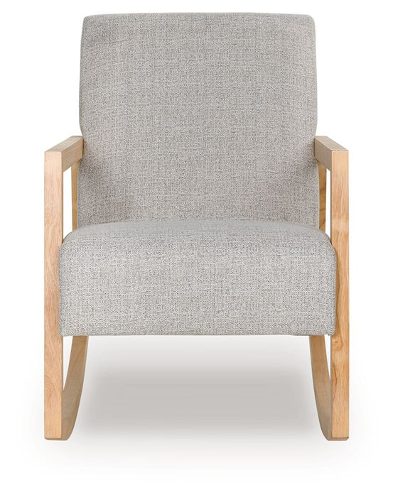 Wychworth - Gray / Natural - Accent Chair - Simple Home Plus