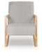 Wychworth - Gray / Natural - Accent Chair - Simple Home Plus
