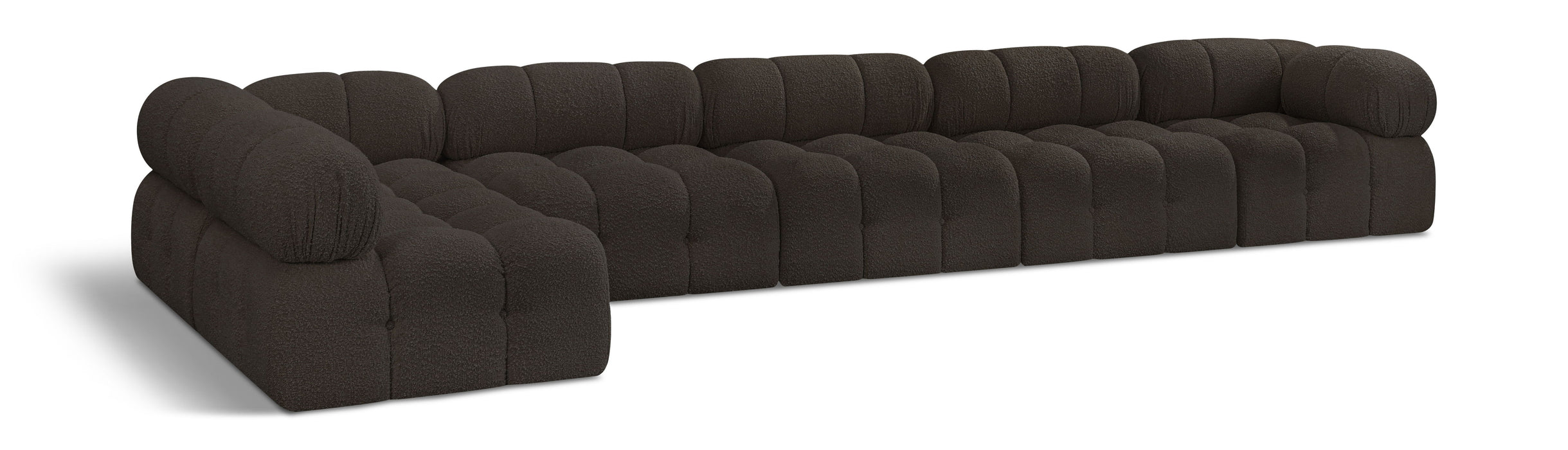 Ames - 6 Piece Modular L-Shaped Sectional - Simple Home Plus