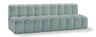 Arc - Faux Leather 3 Seats Modular Sofa - Simple Home Plus