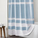 Spa Waffle - 72" Shower Curtain With 3M Treatment - Blue - Simple Home Plus
