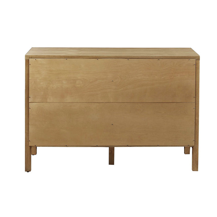 Paige - 2 Door Accent Cabinet With Adjustable Shelves - Natural - Simple Home Plus