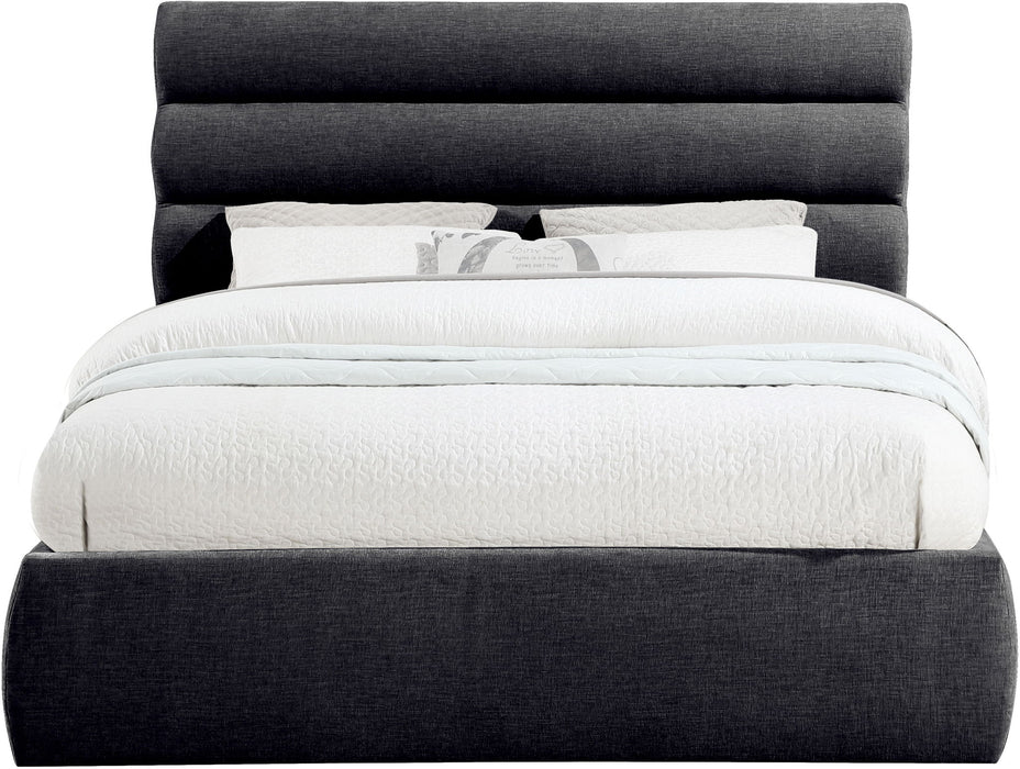Adam - Chenille Fabric Bed With 52" Headboard - Simple Home Plus